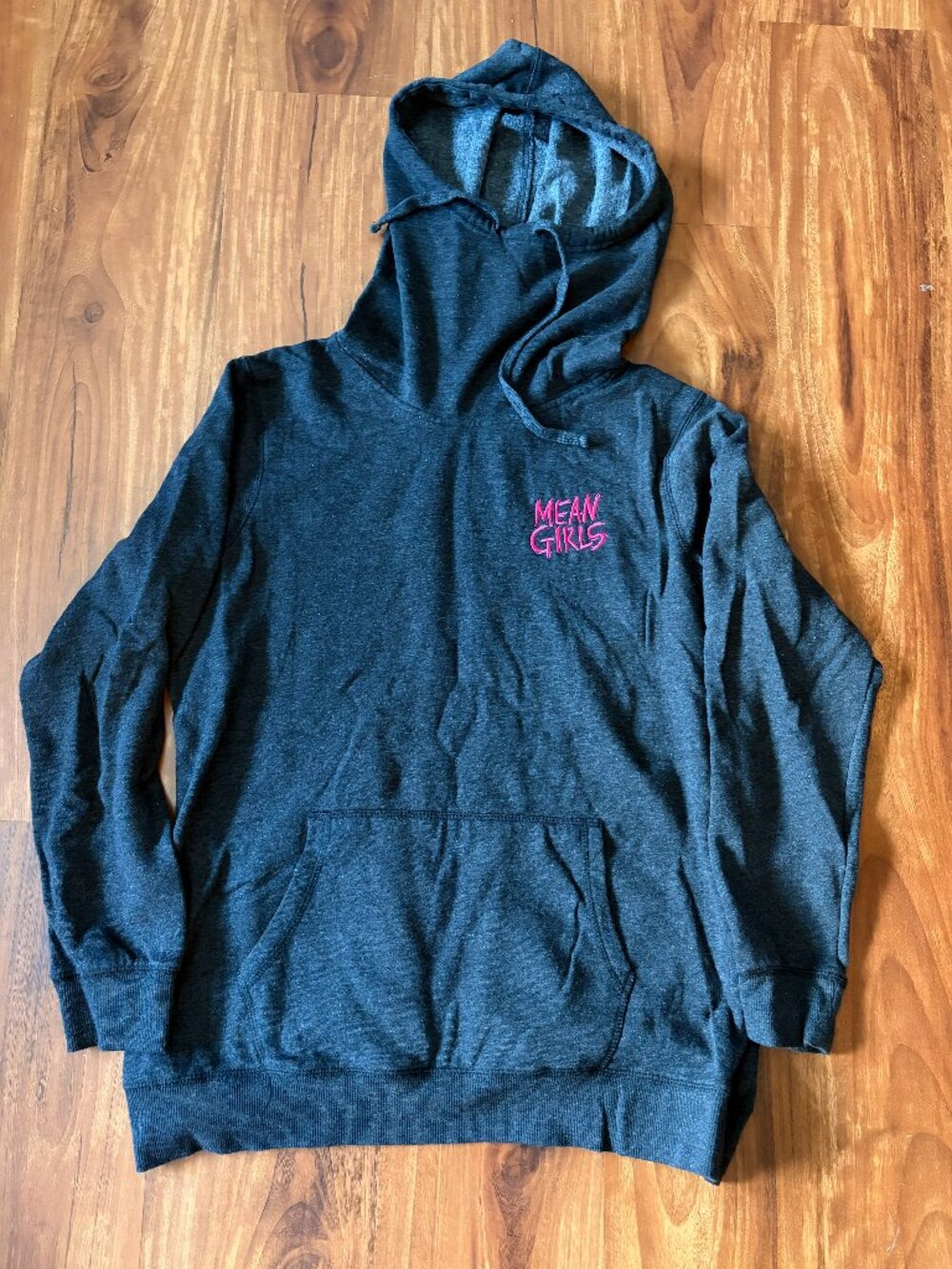 Mean Girls Broadway Musical cowl neck hoodie dark gray heathered XL